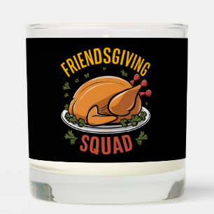 Friendsgiving Squad Turkey Dinner Gift Matching  Scented Candle
