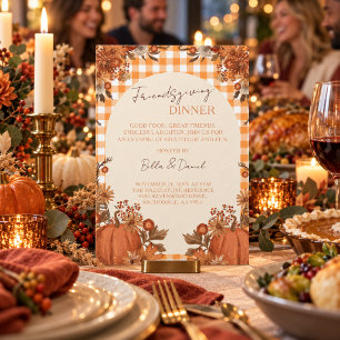 Friendsgiving Thanksgiving Dinner Party Invitation