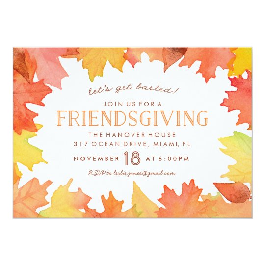 Friendsgiving Invitation Free Template 10