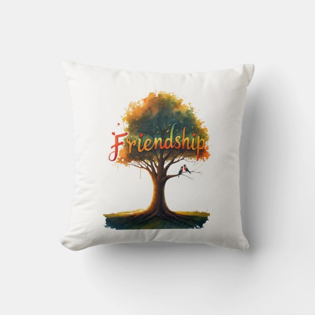 friendsh throw pillow (Front)