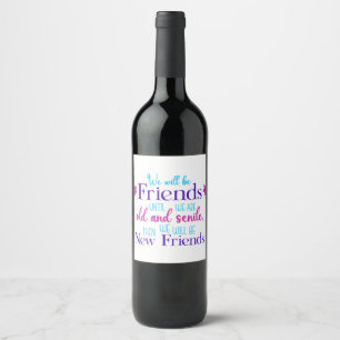 friendship 1 wine label