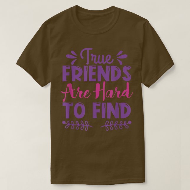 Friendship 2 Best Two Bff Friends Bestie Day Quote T-Shirt (Design Front)