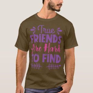 Friendship 2 Best Two Bff Friends Bestie Day Quote T-Shirt