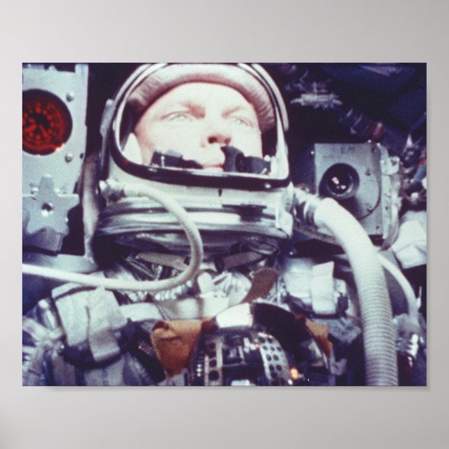 Friendship 7 Astronaut during Spaceflight Poster (Front)