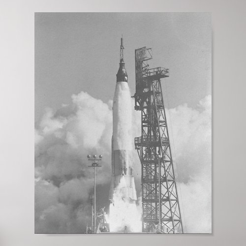 Friendship 7 Mercury Atlas 6 Launch Poster