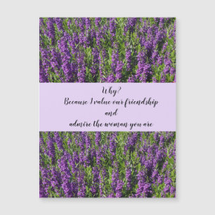Friendship & Admiration Magnetic Greeting Card