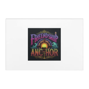 "Friendship Anchor" Acrylic Wall Art