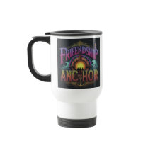 "Friendship Anchor" Travel Coffee Mug.