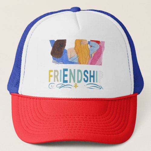 Friendship Anchor  Trucker Hat