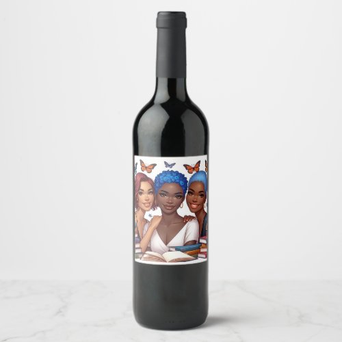 Friendship and Words Wine Label