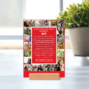 Friendship Appreciation   BFF 22 Photo Collage Holder