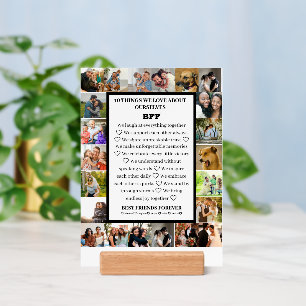 Friendship Appreciation   BFF 22 Photo Collage Holder