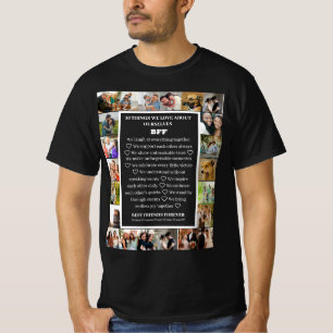 Friendship Appreciation   BFF 22 Photo Collage T-Shirt