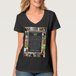 Friendship Appreciation BFF 22 Photo Collage T-Shirt