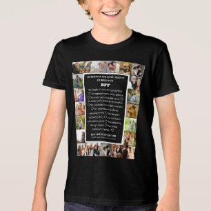 Friendship Appreciation BFF 22 Photo Collage Tri-Blend Shirt