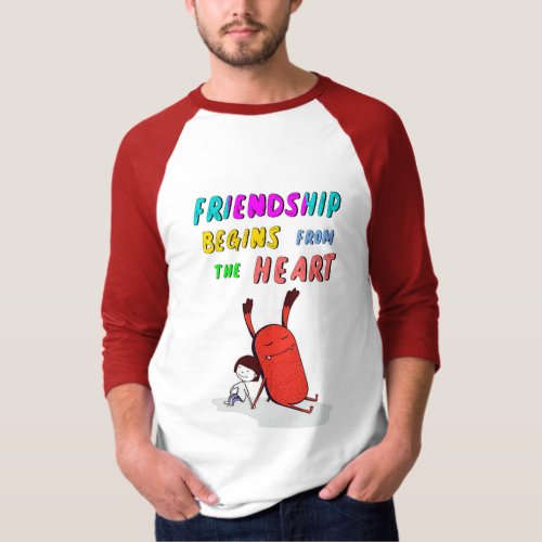 Friendship Begins From Heart July Demon 30 Friends T_Shirt