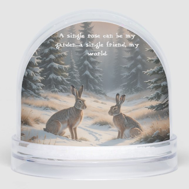 Friendship - Best Friends Snow Globe (Front)