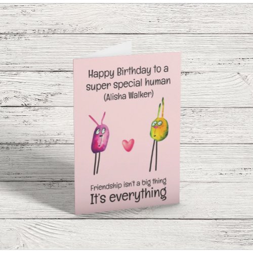 Friendship Birthday  Card