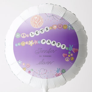 Friendship Bracelet Girl Jewelry Birthday Party Balloon
