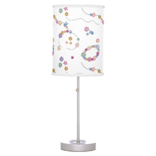 Friendship Bracelet Girl Jewelry Pattern Table Lamp