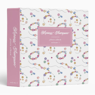 Friendship Bracelet Girl Jewelry Teen Photo Album 3 Ring Binder