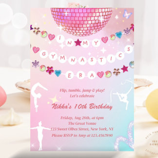 Friendship Bracelet In My Gymnastics Era Invitation