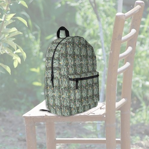 Friendship Branches Printed Backpack