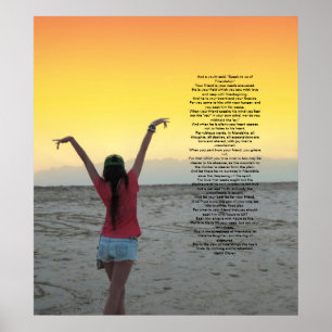 Friendship by Kahlil Gibran Poster