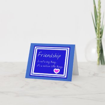 Friendship Card by ImpressImages at Zazzle