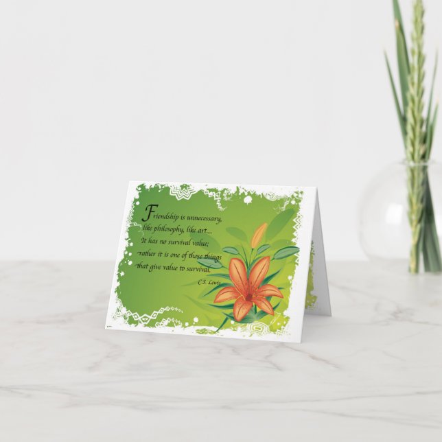 Friendship Card (Front)