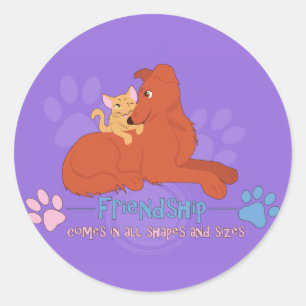 Friendship Classic Round Sticker