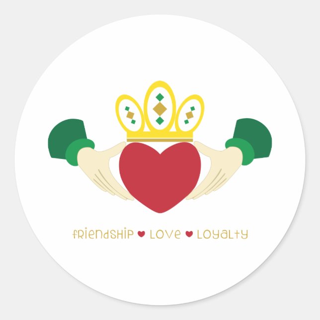 Friendship Classic Round Sticker (Front)