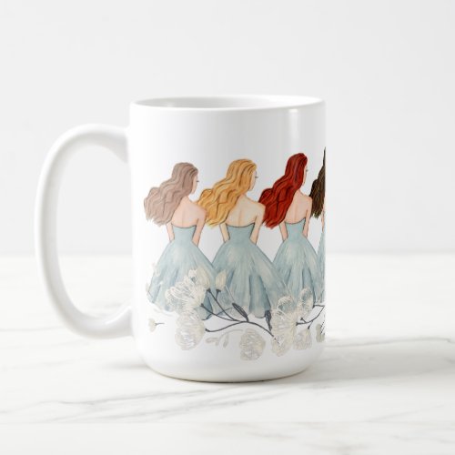 Friendship Comes in all Colors  Multi_Color Hair Coffee Mug