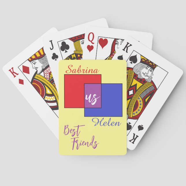 Friendship Connection IIl Poker Cards (Back)