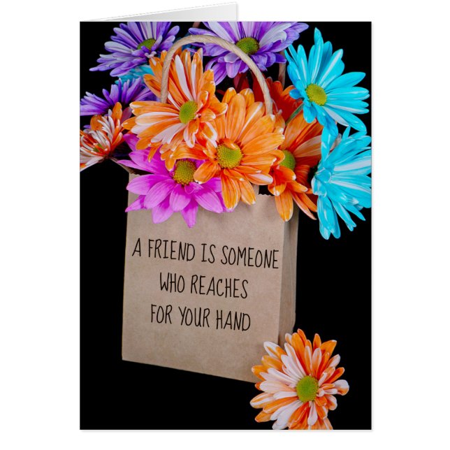 Friendship Daisy Bag Cards (Front)