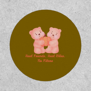 FRIENDSHIP DAY BEST FRIEND, FUNNY BEARS FRIENDS PATCH