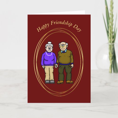 Friendship Day Card for Older People