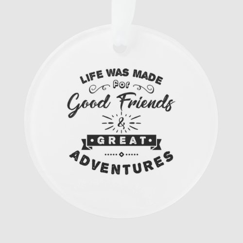 Friendship day great adventure ornament