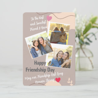 Friendship Day Invitation card