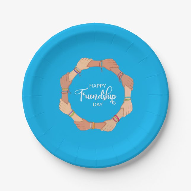Friendship day paper plates (Front)