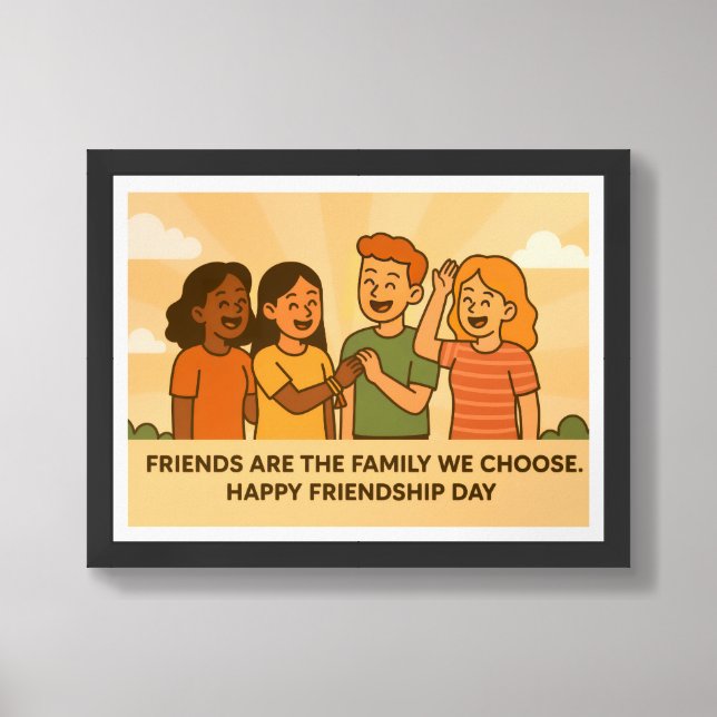 Friendship Day Posters (Framed Front)