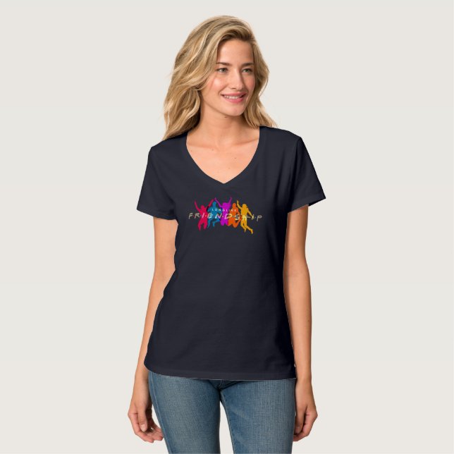 Friendship Day | Women's V-Neck  T-Shirt (Front Full)