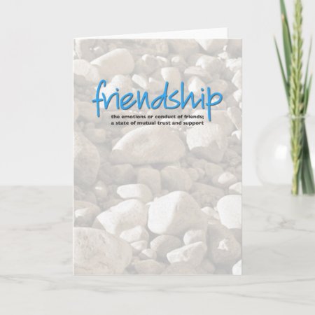 Friendship Definition Inspiration Card