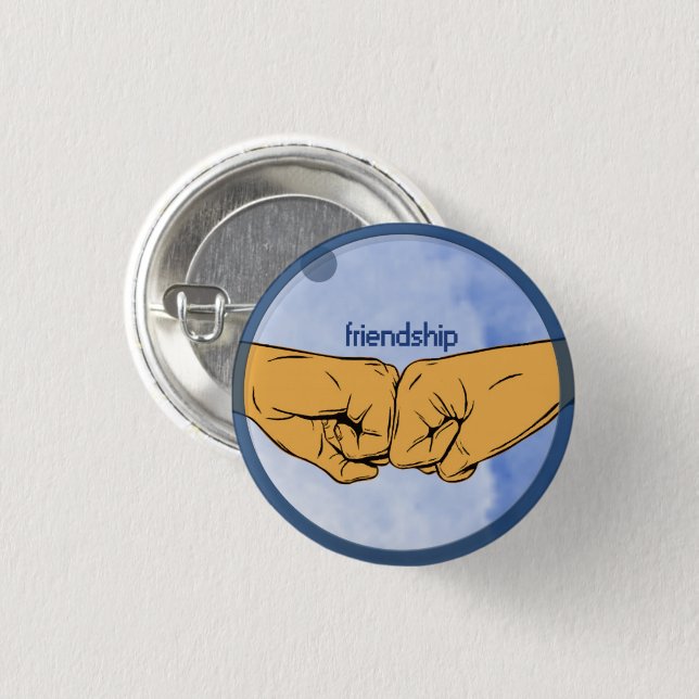 Friendship Fist Bump Button (Front & Back)