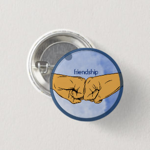 Friendship Fist Bump Button