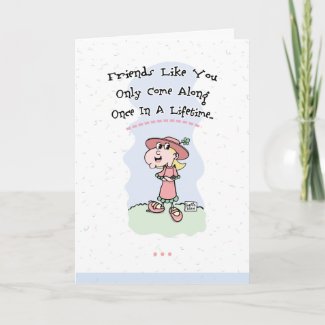 Friendship Greeting Card card