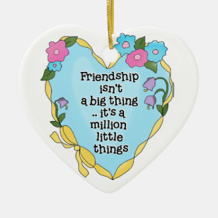 Friendship Heart Two Keepsake Ornament