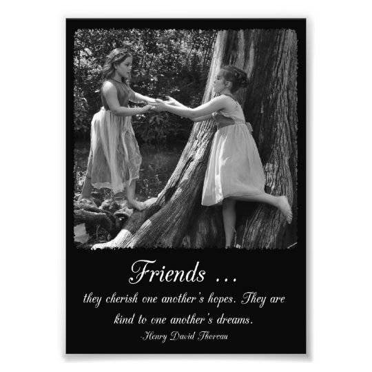 Friendship Henry David Thoreau Quote Photo Print | Zazzle.com