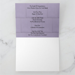 Friendship In Bloom Card