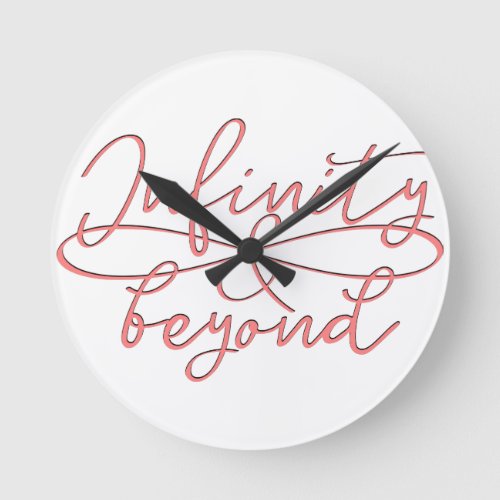 friendship infinity symbol gifts free round clock